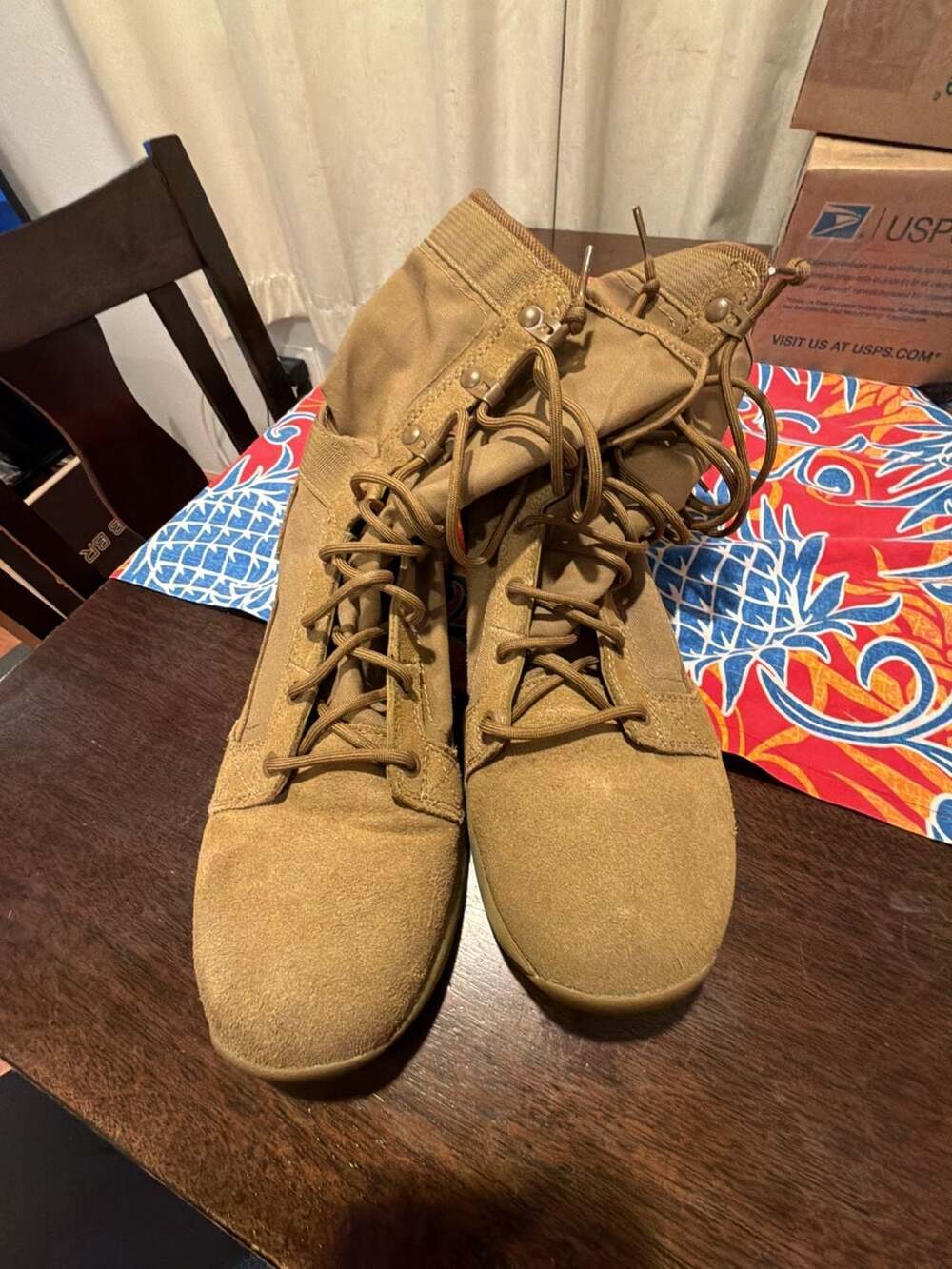 Danner Tachyon 8 Inch Coyote Suede Leather Tactical Boots Men's Size 10 D